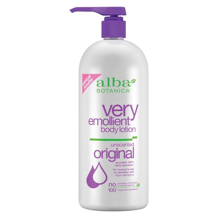 Alba Very Emollient Body Lotion - Unscented Original-