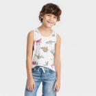 Boys' Dinosaur Printed Graphic Tank Top - Cat & Jack White