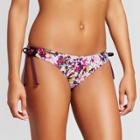 Women's Textured Keyhole Hipster Bikini Bottom - Concord Grape - S - Mossimo, Purple