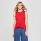 Women's Twist Front Tank - A New Day Red