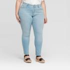 Women's Plus Size Mid-rise Skinny Jeans - Universal Thread