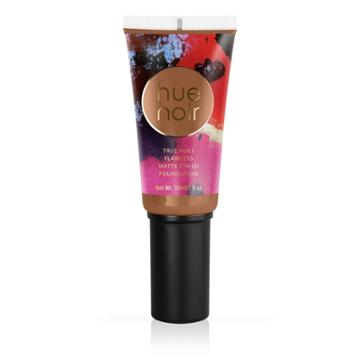 Hue Noir True Hues Flawless Matte Foundation Deep Tan-hot Chocolate