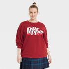 Dr Pepper Women's Dr. Pepper Plus Size Graphic Sweatshirt - Red