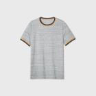 Men's Athletic Fit Short Sleeve Novelty Crew Neck T-shirt - Goodfellow & Co Gray