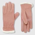 Isotoner Women's Smartdri Recycled Fleece Gloves - Blush