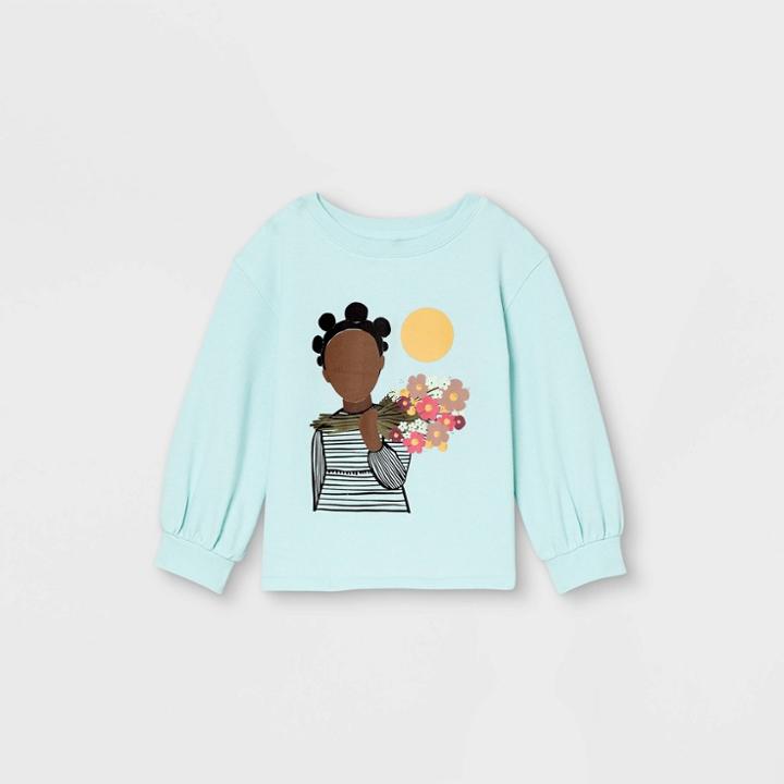 No Brand Black History Month Toddler Girls' Flower Girl Sweatshirt -