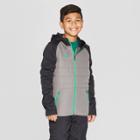 Umbro Boys' Insulated Full Zip Fleece Jacket - Gray