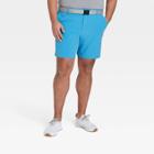 Men's Big & Tall Heather Golf Shorts 8 - All In Motion Blue Gray
