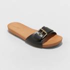 Women's Phoebe Buckle Slide Sandals - Universal Thread Black