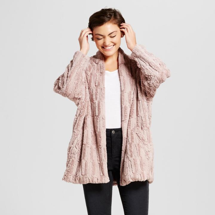 Women's Textured Faux Coat - Xhilaration (juniors')