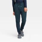 Boys' French Terry Jogger Pants - All In Motion Blue/green Heather Xs, Boy's, Blue/green Grey