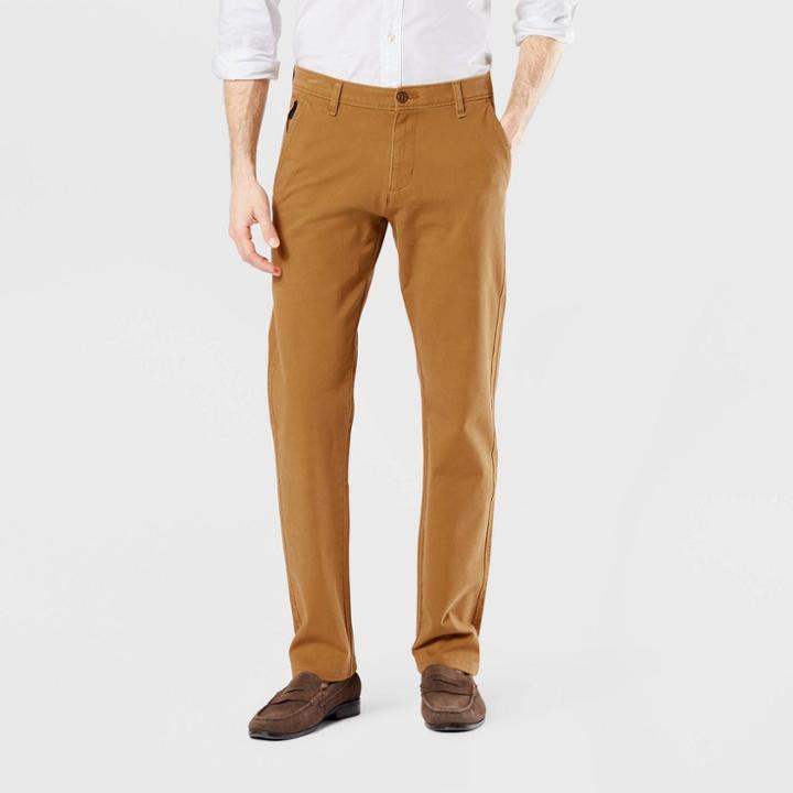 Dockers Men's Slim Fit 360 Flex Ultimate Chino Pants - Dark Ginger Brown