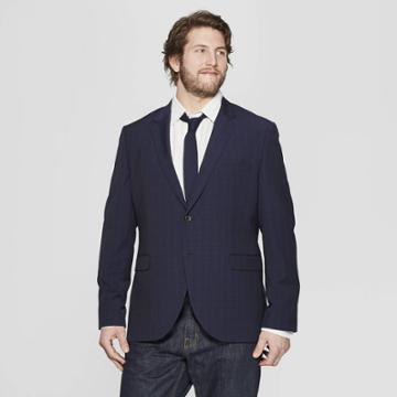 Men's Big & Tall Slim Fit Suit Jacket - Goodfellow & Co Navy Voyage
