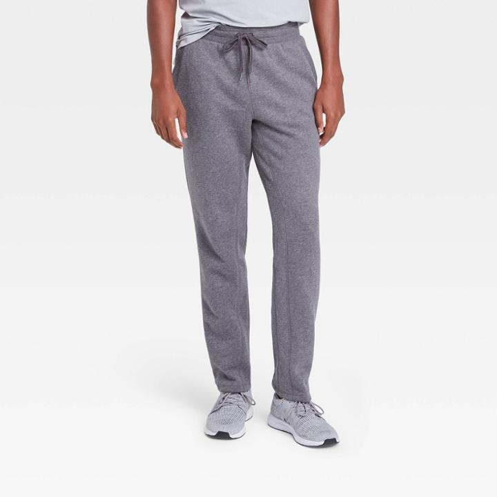 Men's Cotton Fleece Pants - All In Motion Gray Heather