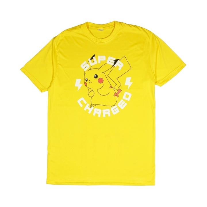 Pokemon Boys' Pokmon Pikachu Activewear T-shirt Yellow -