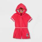 Girls' Disney Minnie Mouse Hooded Cover Up - Red 3 - Disney