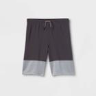 Boys' Shine Mesh Shorts - All In Motion Charcoal Gray