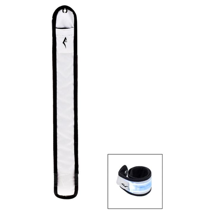 Everlast Footwear Decorations Led Slap Wrist Running Bracelet - White