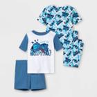 Toddler Boys' 4pc Lilo & Stitch Pajama