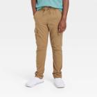 Plusboys' Stretch Pull-on Cargo Jogger Fit Pants - Cat & Jack Brown