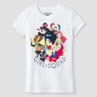 Dc Comics Girls' Dc Super Hero Girls Short Sleeve T-shirt - White