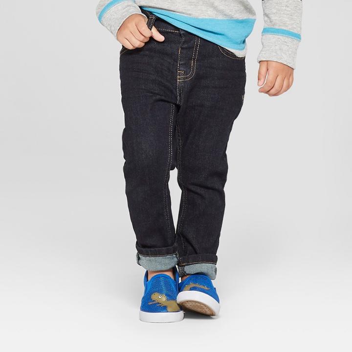 Toddler Boys' Skinny Jeans - Cat & Jack Denim Blue