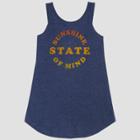 Women's Sleeveless Scoop Neck Sunshine State Of Mind Cover Ups - Awake Navy
