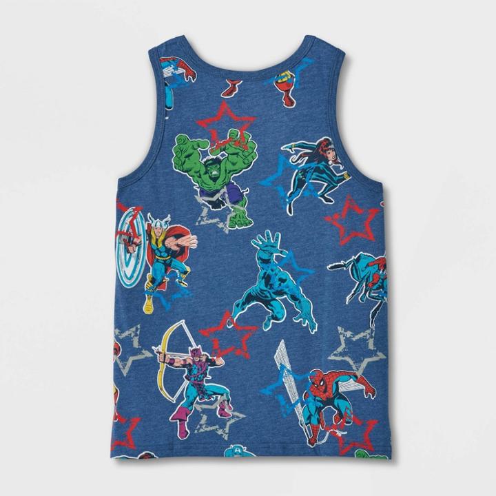Boys' Marvel Tank Top - Blue