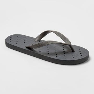 88 Main Flip Flop Sandals Gray