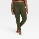 Women's Plus Size Simplicity Mid-rise 7/8 Leggings 27 - All In Motion Olive Green