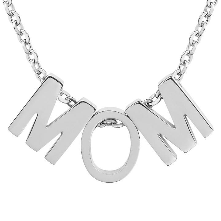 Target Women's Elya Stainless Steel 'mom' Pendant Necklace,