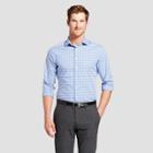 Men's Long Sleeve Wrinkle Free Slim Fit Button-down Shirts - Goodfellow & Co Blue Xl, Amparo Blue