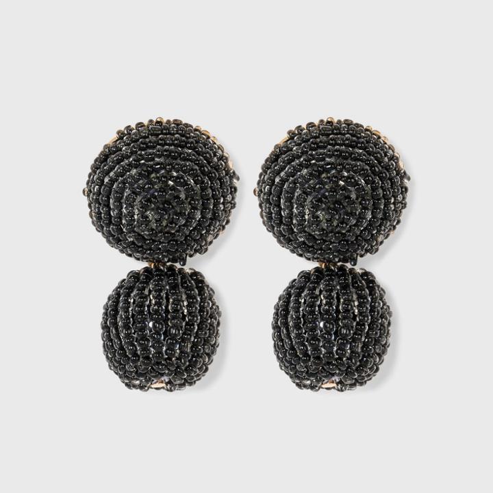 Sugarfix By Baublebar Beaded Ball Drop Earrings - Black