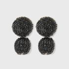 Sugarfix By Baublebar Beaded Ball Drop Earrings - Black