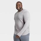 Men's Long Sleeve Soft Gym T-shirt - All In Motion