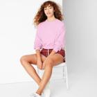 Women's Cropped Sweatshirt - Wild Fable Lilac