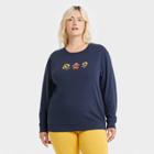 Women's Smokey Bear Plus Size Graphic Sweatshirt - Navy