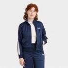 Women's Nasa Graphic Zip-up Sweatshirt - Blue