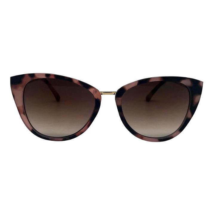Women's Cateye Sunglasses - A New Day Tort, Brown