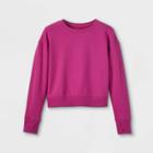 Girls' Pullover Sweatshirt - All In Motion Purple
