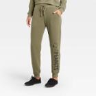 Women's Peanuts Jogger Pants - Green