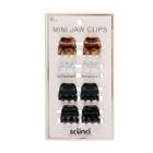 Scunci Basics Jaw Clips - Mini Clear/brown/black