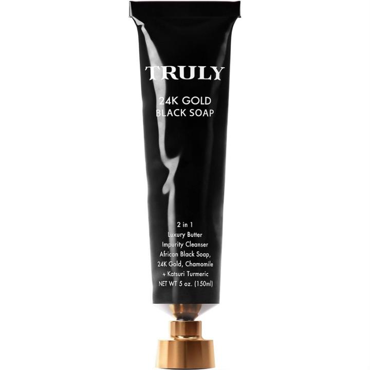 Truly 24k Gold Black Soap Impurity Cleanser - 5oz - Ulta Beauty
