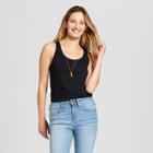 Women's Lafayette Knit Tank Top - Universal Thread Black