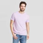 Men's Standard Fit Short Sleeve Lyndale Crew Neck T-shirt- Goodfellow & Co Lavender S, Men's, Size: