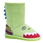 Toddler Girls' Muk Luks Rex Dinosaur Shearling Style Boots - Green