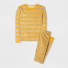 Kids' Striped Pajama Set - Cat & Jack Yellow