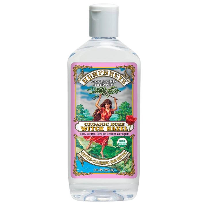 Humphreys Certified Organic Rose Petal Witch Hazel Astringent