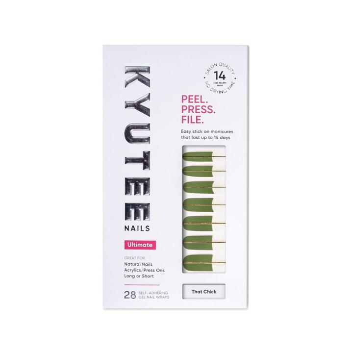 Kyutee Nails Peel. Press. File. Instant Gel Polish Manicure - That Chick