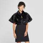 Estee & Lilly Women's Faux Fur Capelette - Estee &